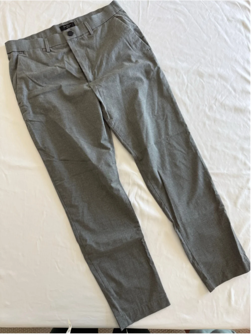 Men's Banana Republic Slim Fit Chino Pants Grey Size 32x30